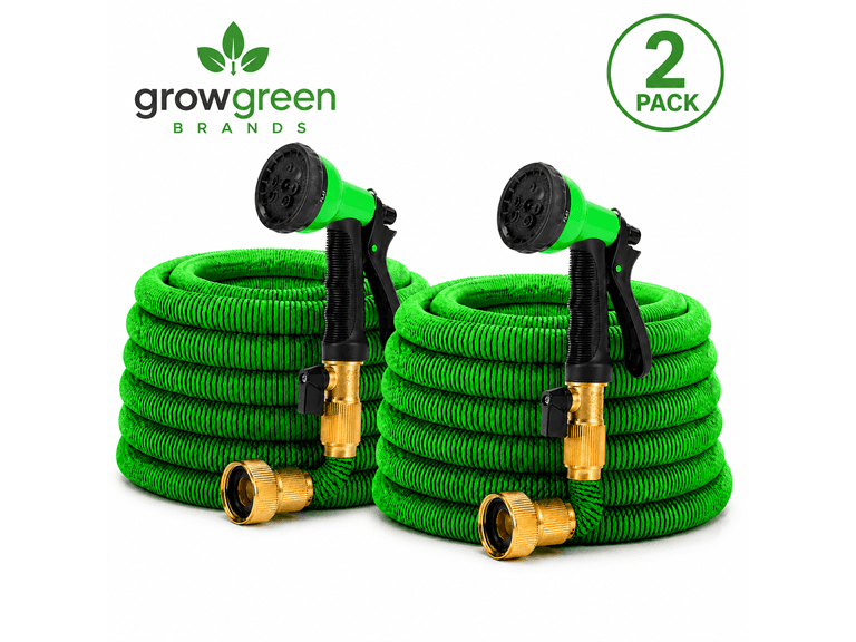 50ft Expandable Garden Hose 2-Pack