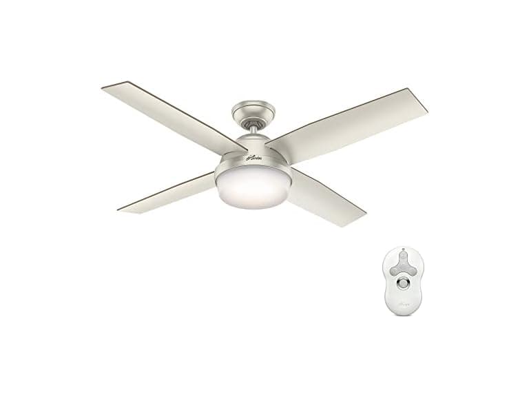 Hunter Fan 52" Contemporary Matte Nickel I/O (Open Box)