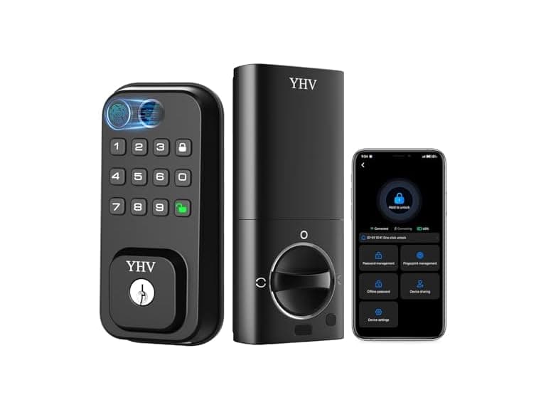 Smart Keyless Deadbolt Lock w/ WiFi