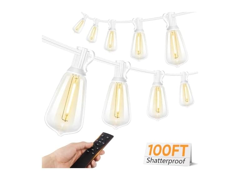 Brightever 100FT String Lights w/ Remote