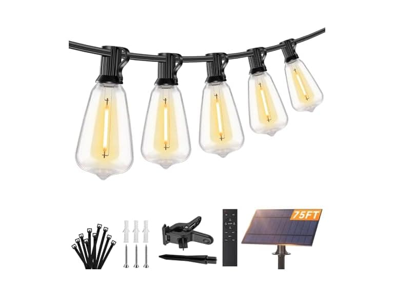 Brightever 75FT Solar String Lights
