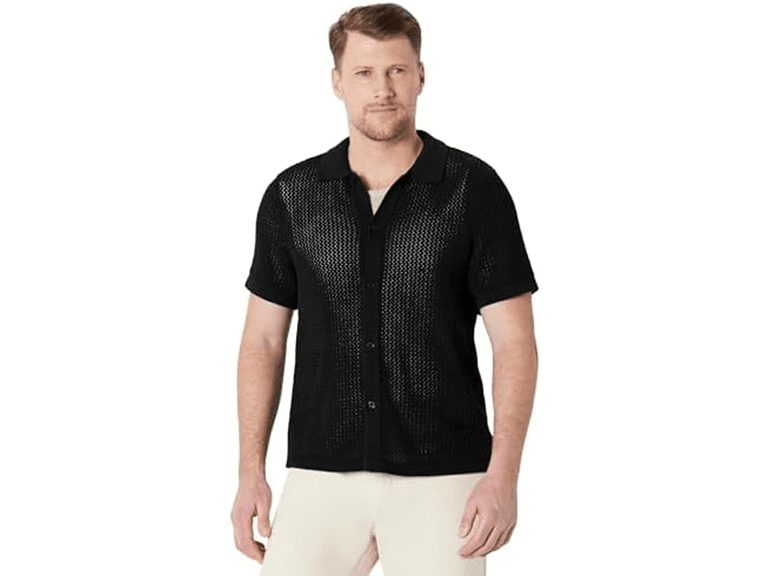 Amazon Essentials Men Short Cardigan Black