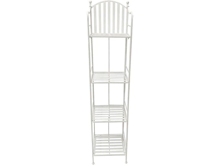 60.1" Iron 4 Tier Shelf