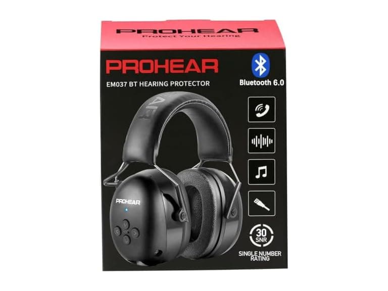 PROHEAR 037 Bluetooth 6.0 Hearing Protection Headphones