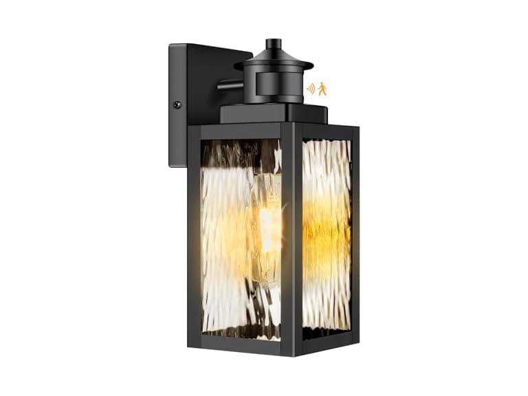 Brightever Motion Sensor Sconce Black
