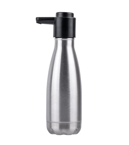 FEEGOO 16.9 oz Manual Soap Dispenser, Refillable Stainless Steel Countertop Pump Bottle for Dish & Hand Soap with Non-Slip Pad, Kitchen & Bathroom - Image 1