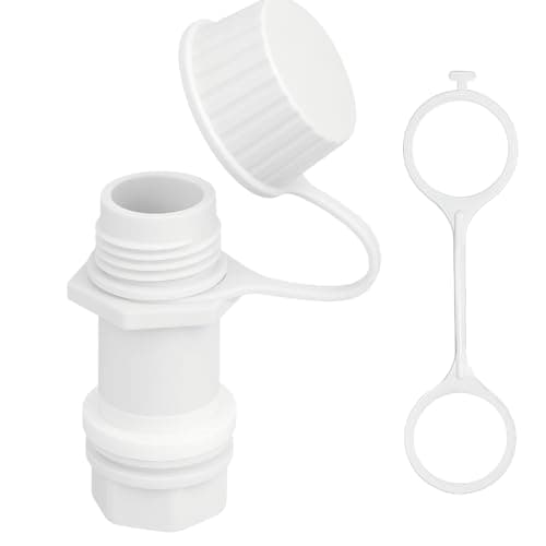 telehybrid Cooler Drain Plug Replacement Kit for Igloo,Ice Chest Drain Plug with Tethered Caps for Igloo 50-165 Qt Coolers,Cooler Accessories Replace Part - Image 1