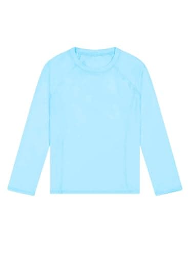 blibean Girls Rash Guard Swimsuit One Piece Flower Bathing Suits Tween Girl Floral Colorblock Swimwear Sets Kids Swim Cover Up TopTraje Baño Niñas Size 12-13 Year Old Royal Blue - Thumbnail 4