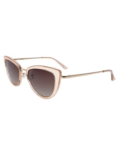 FAA'N Retro Big Frame Cat Eye Polarized Sunglasses Women with Spring Hinge(Brown) - Image 1