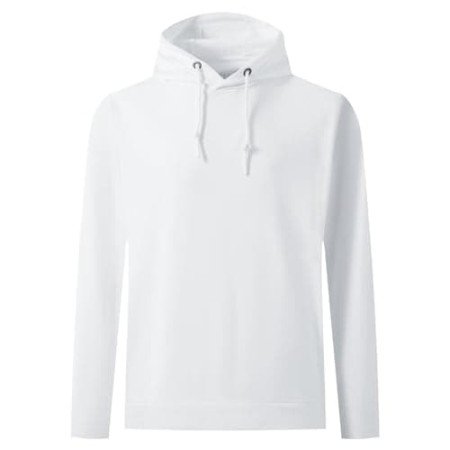 M MAELREG Stretch Moisture Wicking Pullover Hoodies For Men Causual Workout Dry Fit Golf Mens Sweatshirt Hoodies White - Image 1