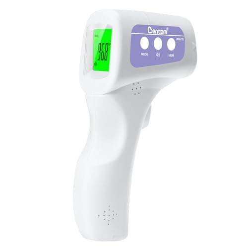 Berrcom Non-Contact Infrared Forehead Thermometer, 3-in-1 Digital Fever Check Temperature Gun for Baby Infant Kids Adults, Fast Accurate - Purple - Image 1