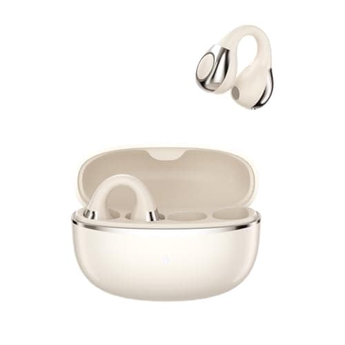 TANALAZ Open Ear Earbuds I5, Bluetooth 6.0 Headphones for Gym & Running, IPX5 Sweatproof, 36H Playtime, Secure Clip-On Fit for Work & Sports - Image 1