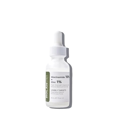 ROLANYIN Niacinamide 10% + Zinc 1% Facial Serum for Oil Control and Pore Minimizing Blemish Treatment Hydrating Soothing Anti Aging and Nourishing Formula Skin Care - Image 1