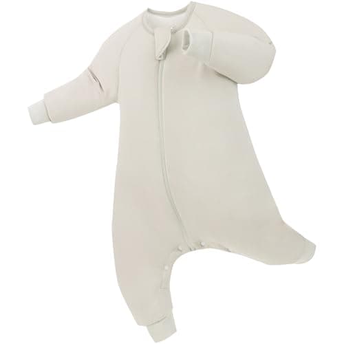 Supersoft Active Toddler Sleepsuit 1.0 TOG Long Sleeve Wearable Blanket with Legs All-Season Go-to for Safe Cozy Sleeper - Image 1