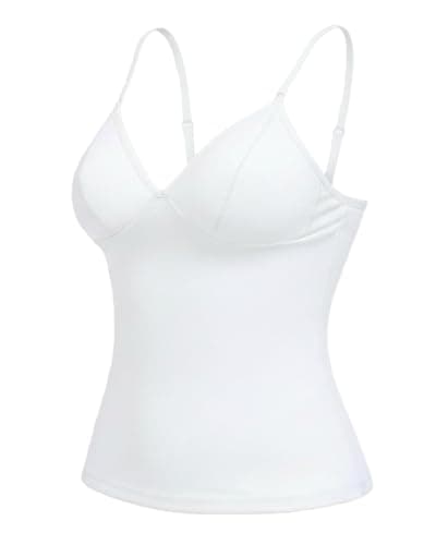 Women's Shapewear Light Tummy Control V-Neck Compression Tank Top Camisole Built in Bra Postpartum Shaper - Image 1