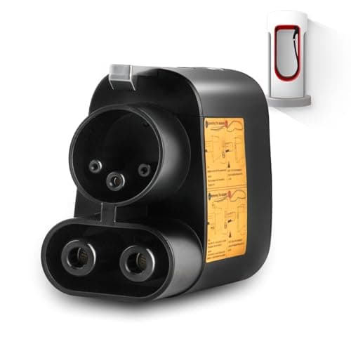 EVbase-ev NACS to CCS Adapter 500A 1000V fit for Supercharger Nacs to CCS1 Charger Adapter Compatible with Ford EVs, R1T/R1S, GM, Kia, Support V3/V4 DC Fast Charger Accessories