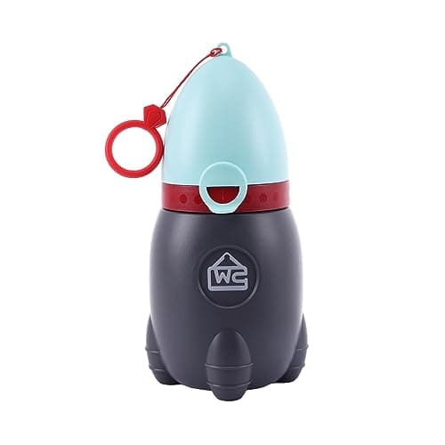 2025 Upgraded Travel Urinal for Kids,Rocket Toys Portable Emergency Urinal for Toddler,Light and Easy to Carry,Suitable for Car,Travel,Camping and Children's Urinal Potty Training(Quiet Blue)
