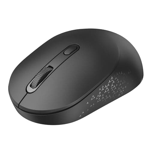 TECKNET Bluetooth Wireless Mouse, Bluetooth 5.2 & 2.4G USB-A Receiver, Compact & Portable, Silent Click, Ergonomic Symmetrical Design, 18-Month Battery, Adjustable DPI, Wide Compatibility - Image 1
