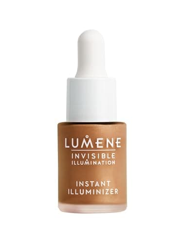 Lumene Invisible Illumination Instant Illuminizer – Sunset Radiance Liquid Highlighter for Natural Glow, Lightweight & Blendable Formula, Vegan, 15ml - Image 1