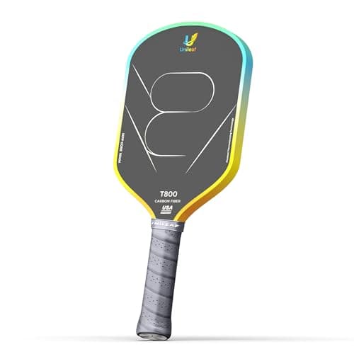 UNILEAF Pickleball Paddle, Power Gen 4 FullFoam Core Tech, T800 Raw Carbon Fiber, Increases Spin & Dwell, Oversized Sweet Spot, Integrated Thermoforming Technology, Ideal for Advanced Players - Image 1