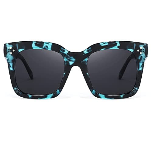 FEISEDY Vintage Oversized Square Sunglasses Womens Trendy Luxury Big Sun Glasses UV400 Protection Gradient Shades B2486 - Image 1