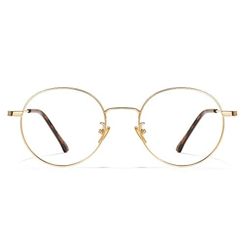 Cyxus Blue Light Glasses for Men and Women, Metal Frame Computer Eyeglasses for Office, Gaming, Reading 8090T06-US - Image 1