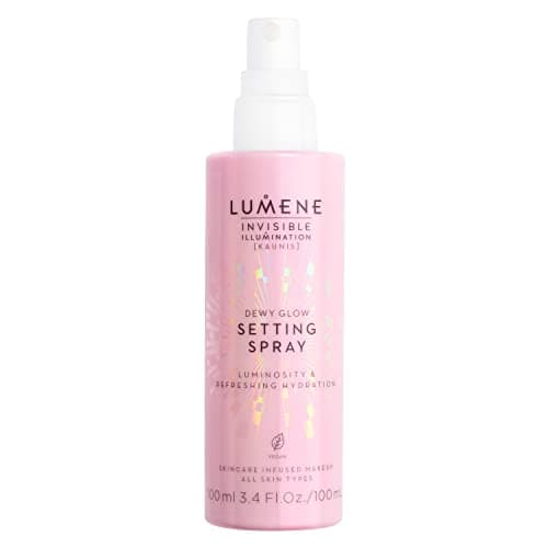 Lumene Invisible Illumination Dewy Glow Setting Spray - Facial Spray for All Skin Types - Makeup Primer & Dewy Setting Spray - Refreshing Face Mist (3.4 fl oz) - Image 1