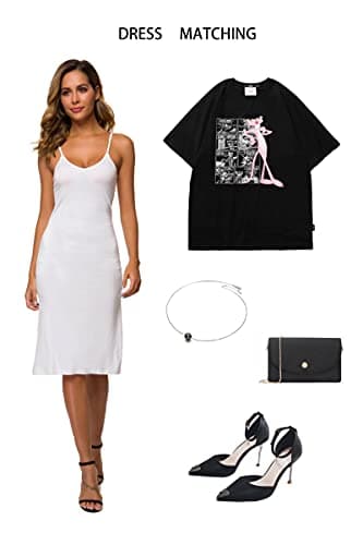LB LIFEBEST Women's Full Slips Cami Long Spaghetti Strap Under Dress - Thumbnail 6