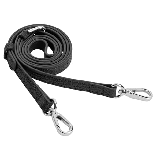 SEAVILIA PU Leather Purse Strap Replacement Crossbody Adjustable Long Thin Handmade Shoulder Handbags Strap - Image 1