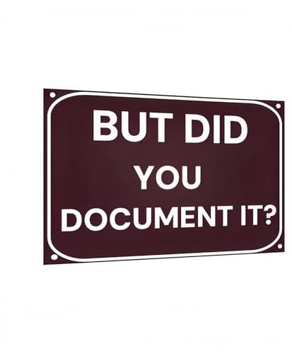 Carastora Desk Sign with Humor Quote – Vintage Metal Wall Sign for Office Decor, Home Workspace or Bar, Ideal Funny Gift for Engineers, Colleagues, Men, 8"x12" - Image 1