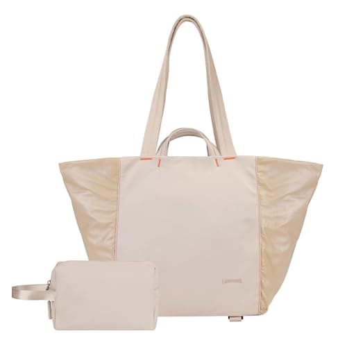 Laimeiwee Tote Bag for Women, Lightweight Gym Travel Bags with Yoga Mat Strap, Wet Pocket, Shoe Bag & Cosmetic Pouch, 3-PC Set Versatile Tote for Workout Fitness Pilates Swimming Work Stylish Handbag - Image 1