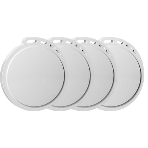 Air Tracker Tags-4 Pack, Bluetooth Tracker, Work with Apple Find My (iOS Only), Smart Tag with Protective Case/Keychain/Lanyard, for Luggage/Key/Suitcase, Replaceable Battery, Waterproof Key Finder - Image 1