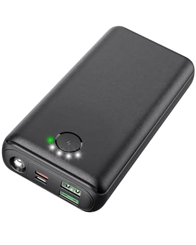 DAOLOT Portable Charger Power Bank 30000mAh USB C 22.5W Fast Charging External Battery Pack PD QC4.0 with Flashlight 3 Outputs & 2 Inputs Battery Bank for iPhone Samsung Galaxy iPad etc (Black) - Image 1