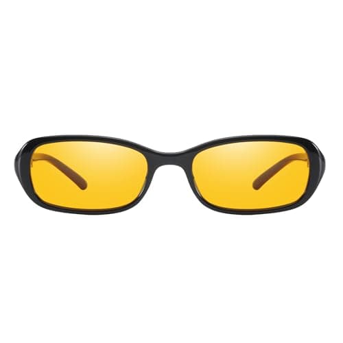 DreamCalf Retro Sunglasses for Women Men Vintage 90s Small Rectangular Sun Glasses 2026 Trendy Narrow Shades - Image 1