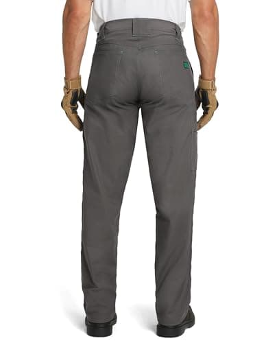 SKPRO Men's Utility Pants, Durable Stretch Work Pants, Dark Grey, 38W x 30L - Thumbnail 2