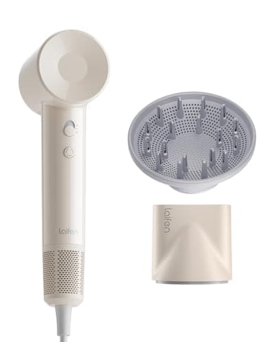 Laifen SE Lite Hair Dryer, Negative Ionic Blow Dryer with 100,000 RPM Brushless Motor for Fast Drying, High-Speed Low Noise Thermo-Control Hair Dryer with Lightweight Design and 2 Nozzles - Image 1