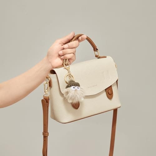 CinvaiKrose Crossbody Bags For Women, Leather Handbags For Women, For Two Carrying Styles With Charms - Thumbnail 3