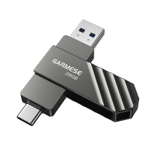 GARMESE 256GB USB C Flash Drive, Read Speed Up to 150MB/s USB 3.1 Gen 1 High-Speed Thumb Drive, Plug and Play Dual Port Memory Stick Compatible with Smart Phone/PC/Laptop/Tablet - Image 1