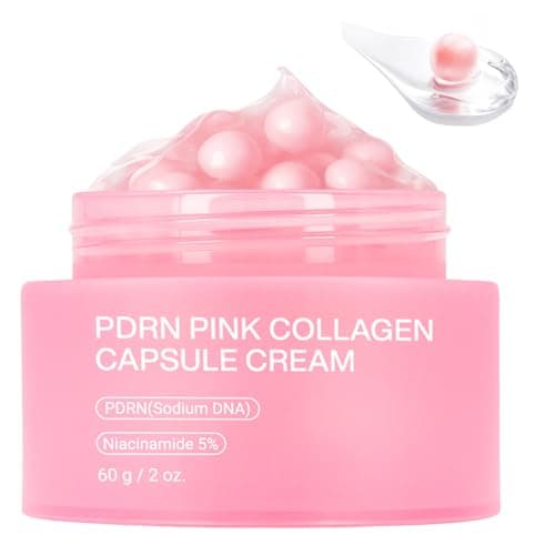 Jorceray PDRN Pink Collagen Capsule Cream – Salmon PDRN - Dual Texture Barrier Repair Moisturizer | Salmon DNA + 5% Niacinamide 2oz - Image 1