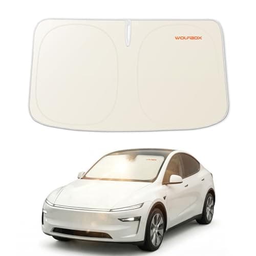 WOLFBOX Thickened Windshield Shade Tesla Model Y Model 3 56'L*37''W