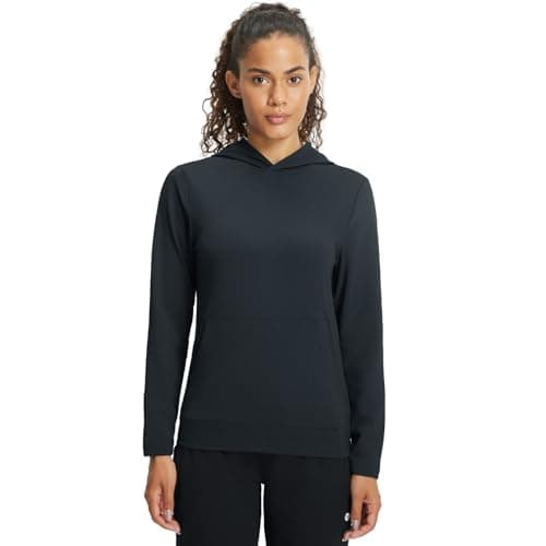 M MAELREG Sweatshirts for Women Long Sleeve Performance Athletic Solid Golf Pullover Winter Midlayer Womens Hoodies Dark Grey - Thumbnail 2