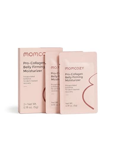 Momcozy All-in-One Oil-in-Cream for Stretch Marks, Sample Duo, Belly Oil Alternative & Non-Greasy Moisturizer Hybrid, Safe for Pregnancy, 0.36 oz (2 x 5g Sachets) - Image 1