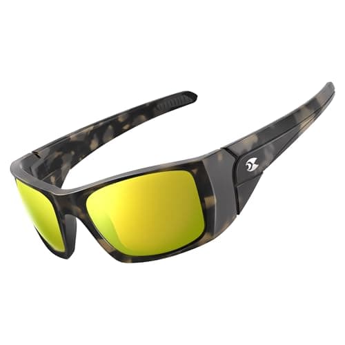 suoso Polarized Sports Sunglasses for Men: Women UV400 Protection Wrap Around Sun Glasses for Fishing Cycling Running TR90 - Image 1