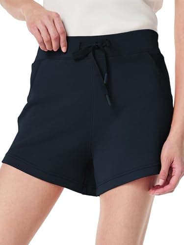 COCOMARTS Womens Summer Shorts Casual Hiking Cargo Athletic Sweat Shorts Drawstring Beach Vacation Trendy Outdoor Outfits Navy Blue X-Large - Image 1