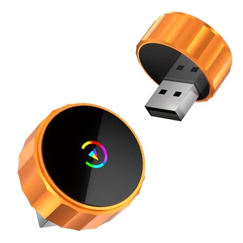 Wireless Carplay Adapter for iPhone,Wired CarPlay to Wireless,Android Auto 2in1 Mini USB Design with Fast Stable Connection Car Play for Apple iOS 10+, Android 11+ Version - Image 1