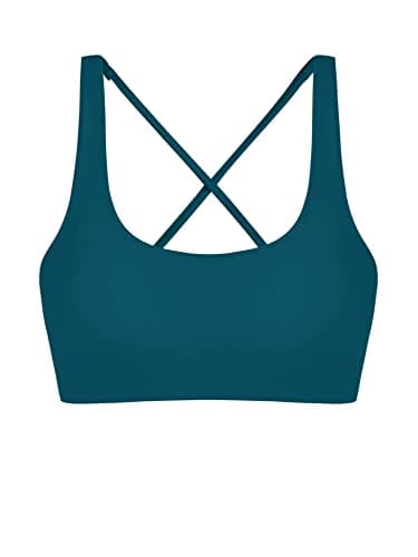 ZAFUL Women's Adjustable Lace-up Bikini Top Push Up Padded Swimsuit Tops Scoop Neck Deep Green 2XL - Image 1