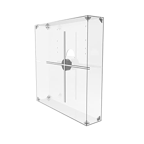Missyou 3DHologramFan cover for 46CM for Collectibles Assemble Clear Acrylic Box Alternative Glass Case for 3DHologramFan or Holographic Projection (For 18.1 inches and below)