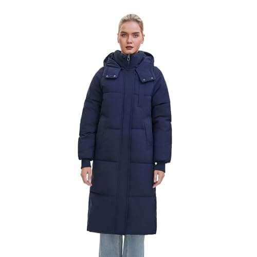 PUFFIT Long Puffer Jacket for Women,2025 Thickened Winter Coat Hooded with Deep Pockets, Ladies Warm Winter Jacket - Image 1