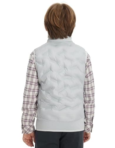 M MAELREG Boys Puffer Quilted Vest Warm Lightweight Sleeveless Kids Jacket with Pockets for School Outdoor Winter - Thumbnail 2