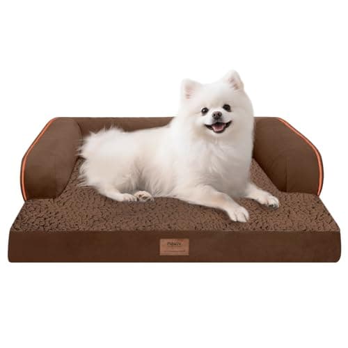 Small Dog Bed Orthopedic Washable Cat Bed Memory Foam Small Couch Sofa Indoor Comfy Pet Beds with Waterproof Removable Cover & Non-Slip Bottom - Image 1